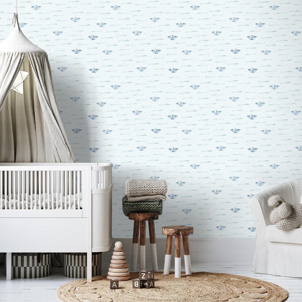 Paper Boats-wallpaper-eco-friendly-easy-removal-Gioia Wall Art-5