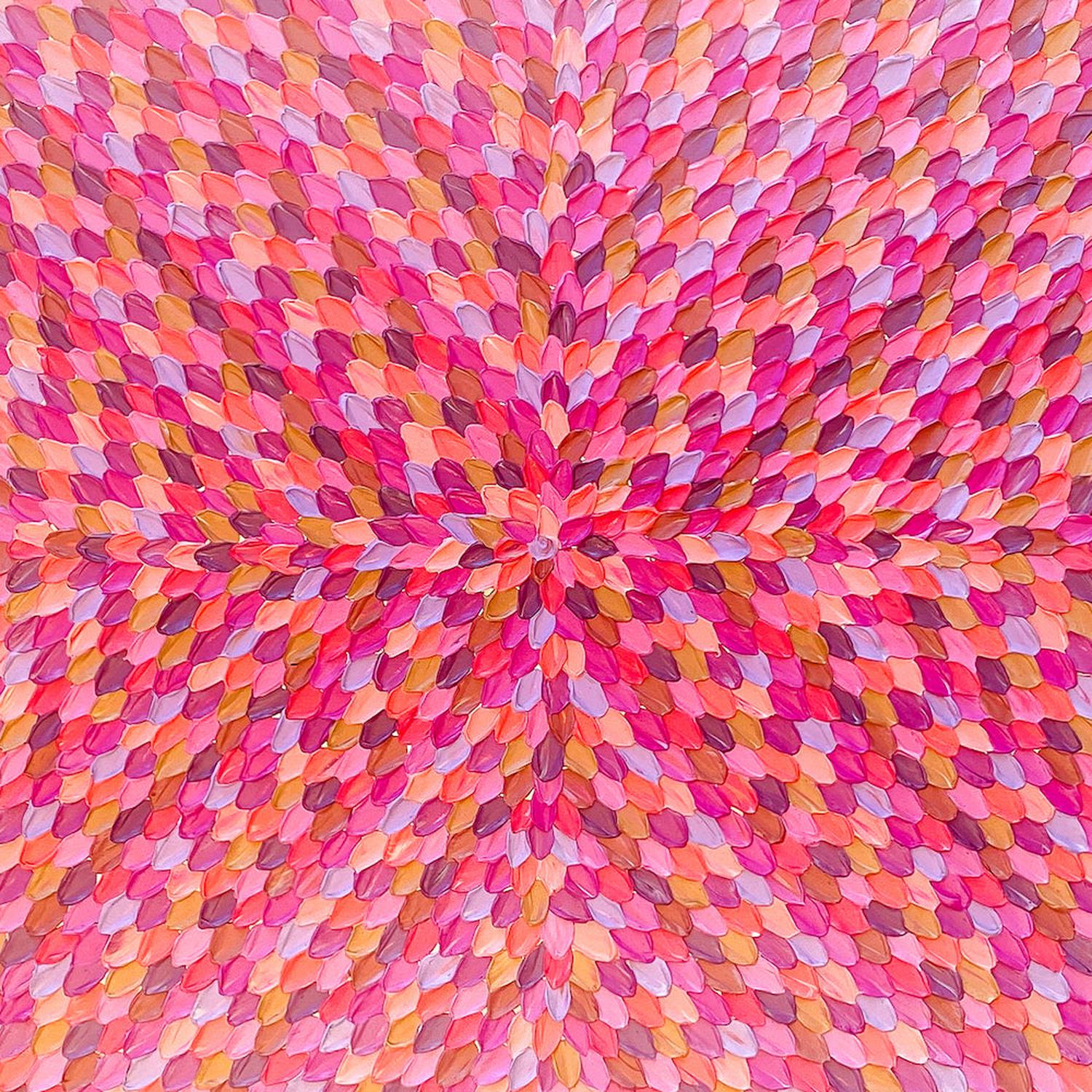 Patterns Of Love, Original Hand-Painted Canvas By Guzaliya Xavier-by-Guzaliya Xavier-original art-Gioia