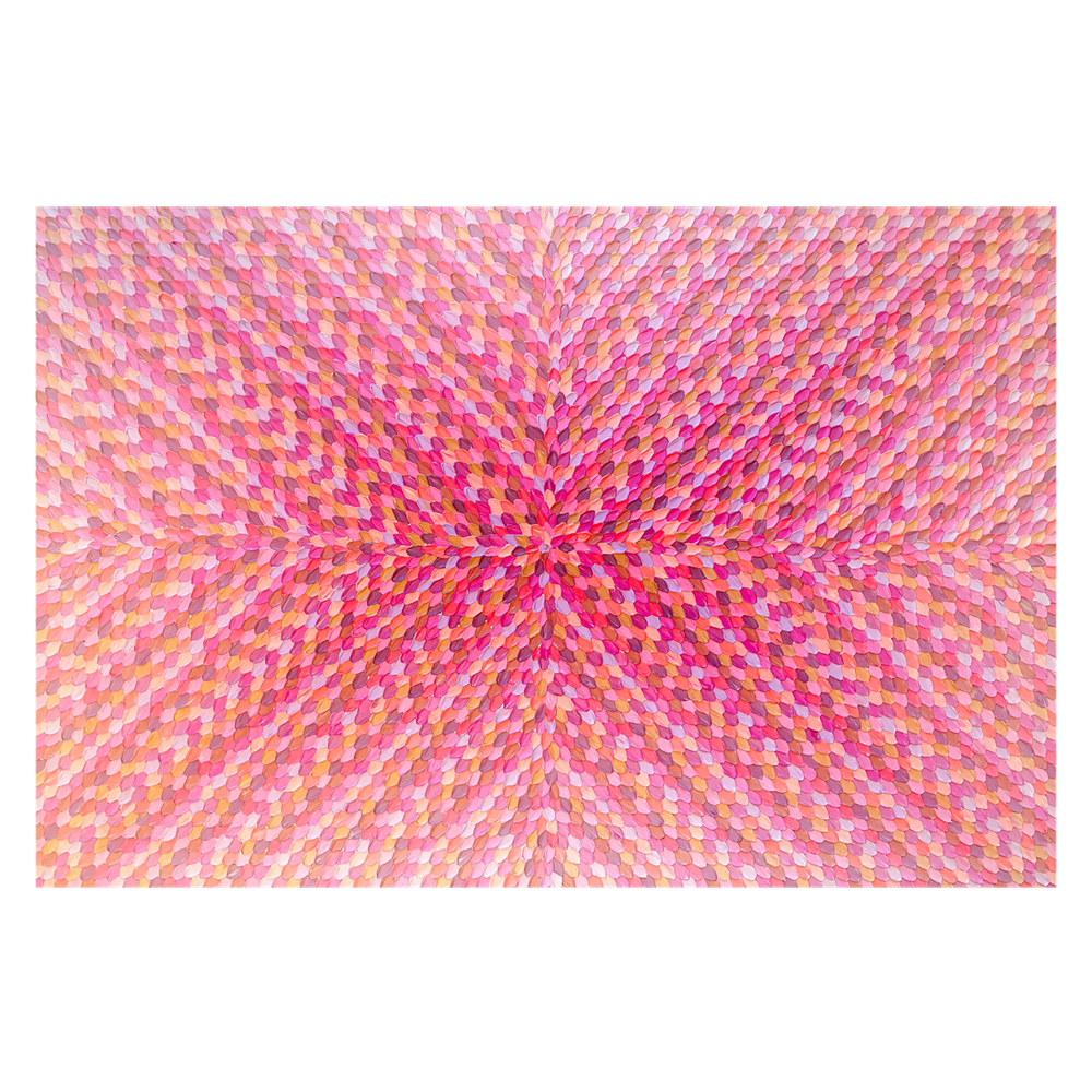 Patterns Of Love, Original Hand-Painted Canvas By Guzaliya Xavier-by-Guzaliya Xavier-original art-Gioia