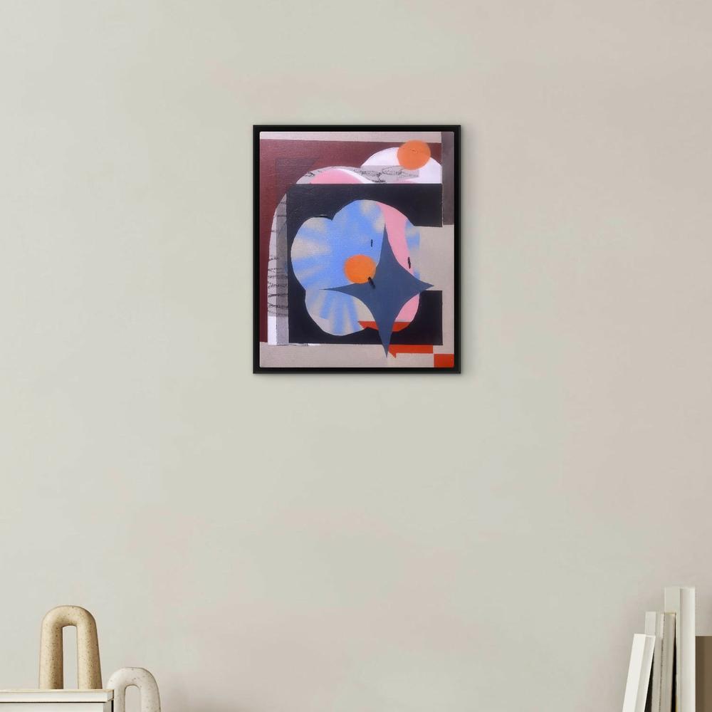 Pea flower-by-jake reston-original art-Gioia