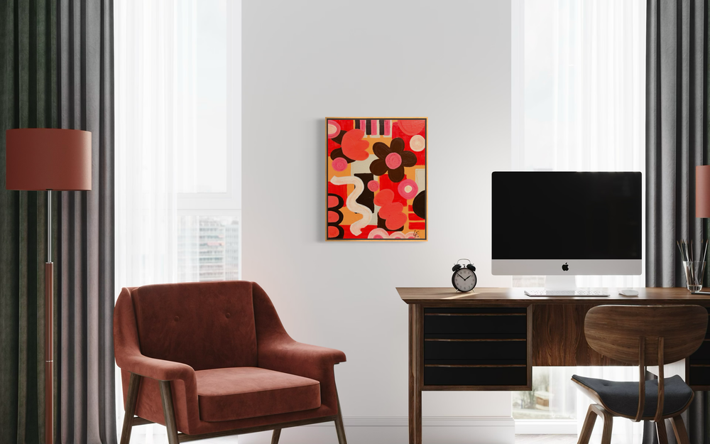 Peach Melba-by-Lindy Farley-original art-Gioia