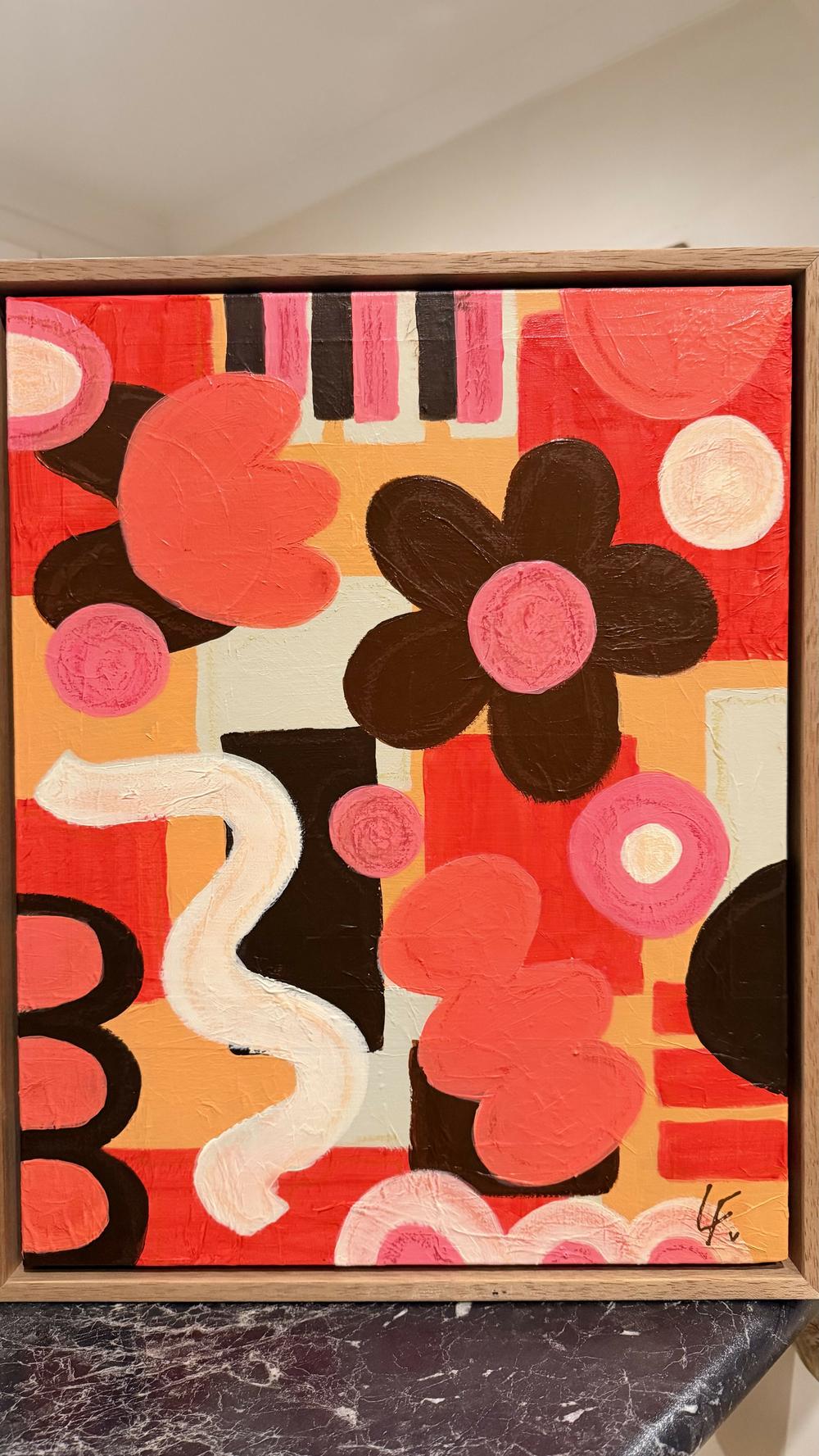 Peach Melba-by-Lindy Farley-original art-Gioia