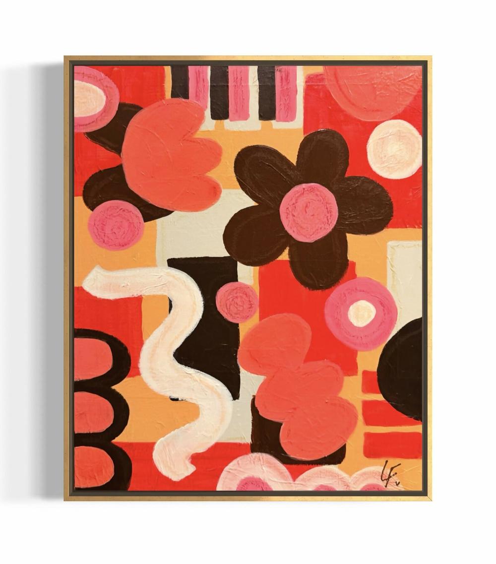Peach Melba-by-Lindy Farley-original art-Gioia