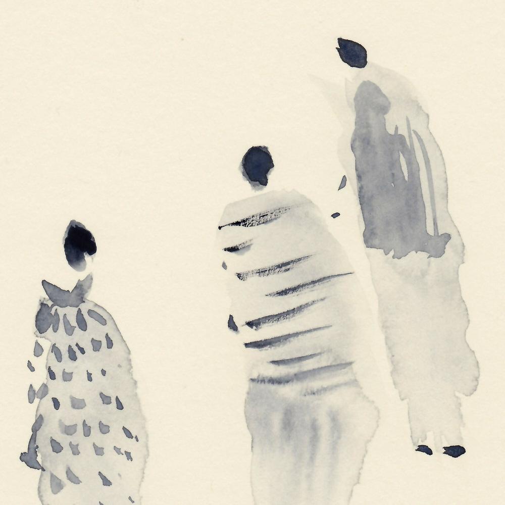 People going out , Original Artwork-by-Danushka Abeygoda-original art-Gioia