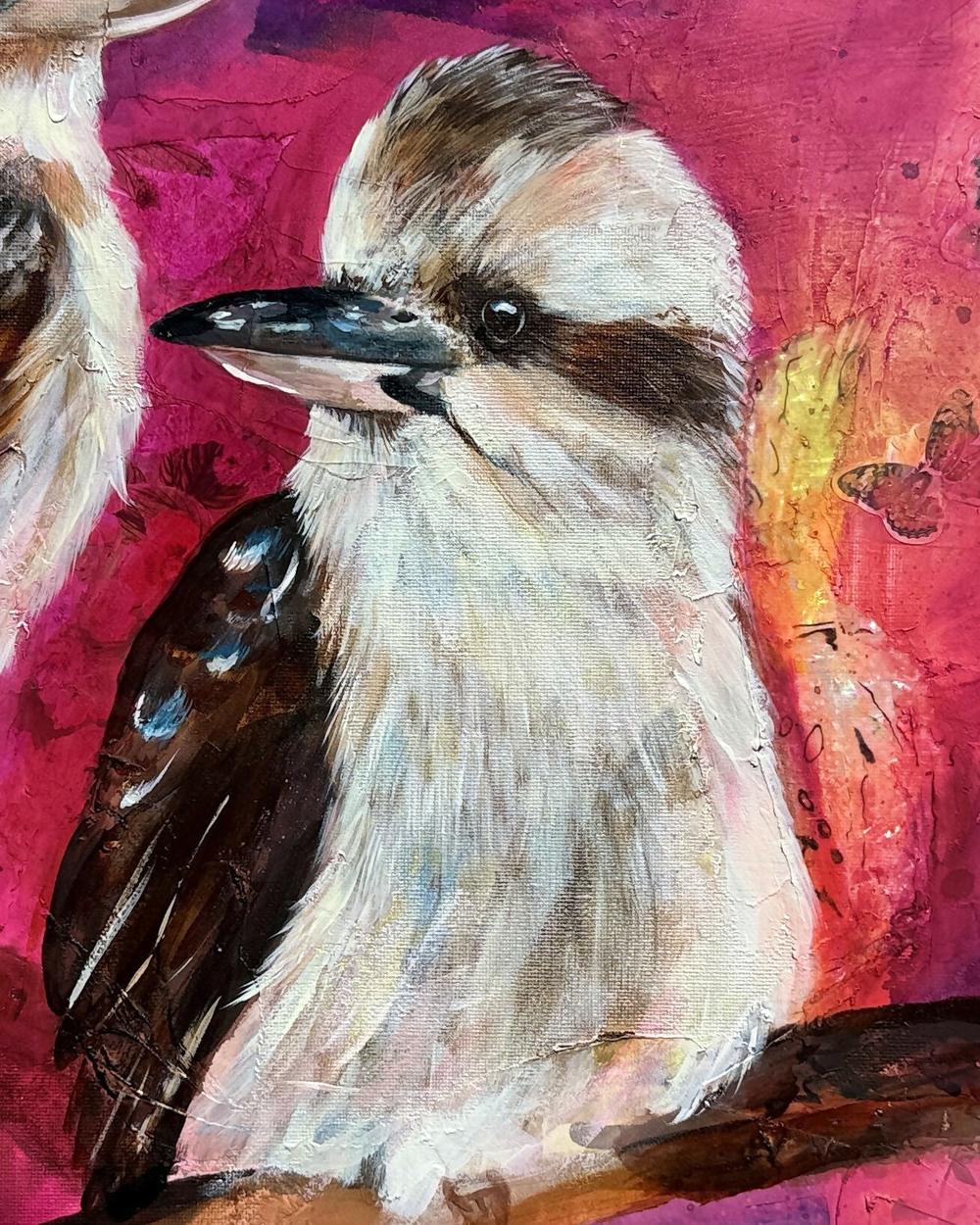 Perched in Paradise , Original Artwork-by-Emily Birdsey Fine Art-original art-Gioia