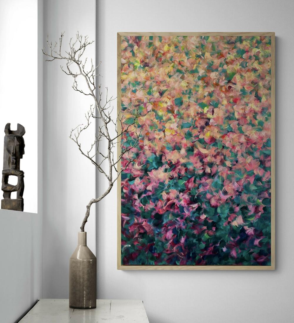 Petal Rising-by-Katherine Spiller-original art-Gioia