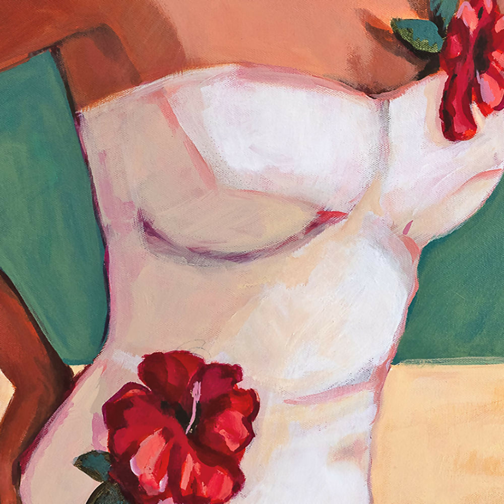 Petals Beach Day-by-Glenda Borchard Original Art-original art-Gioia
