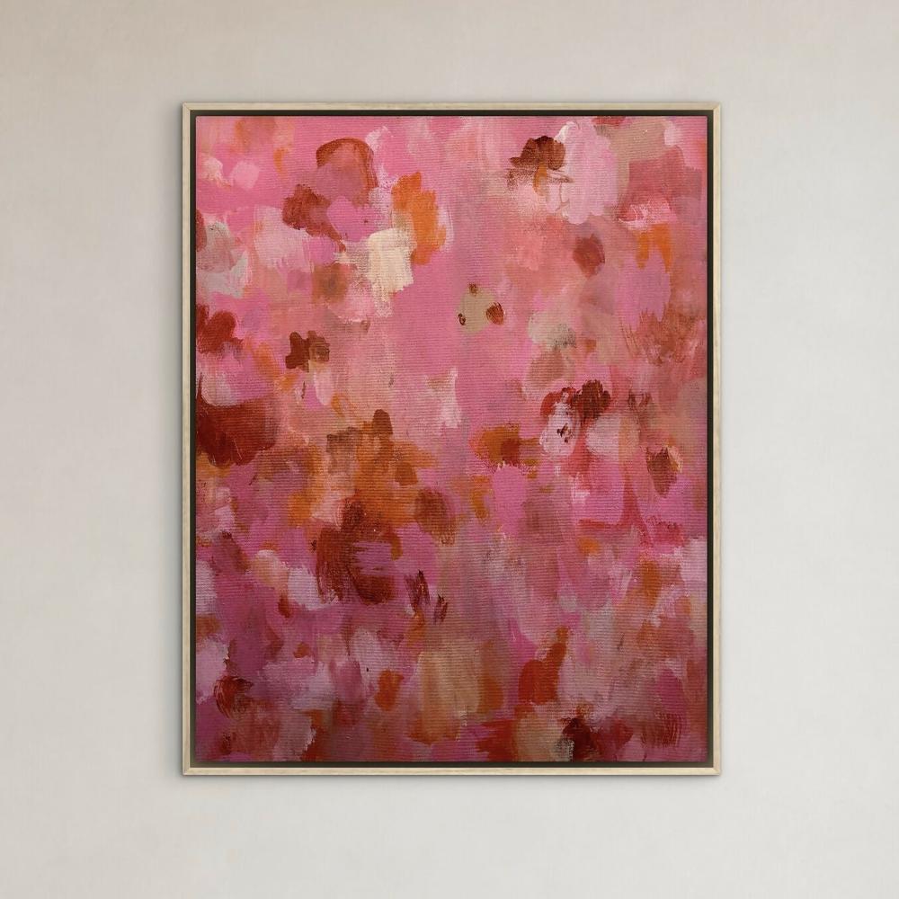 Pink Pop Away-by-jake reston-original art-Gioia