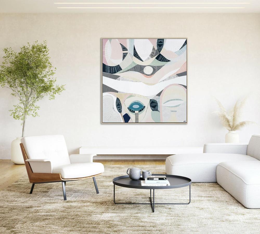Pink Salt Lake, Original Hand-Painted Canvas By Ani Ipradjian-by-Ani Ipradjian-original art-Gioia