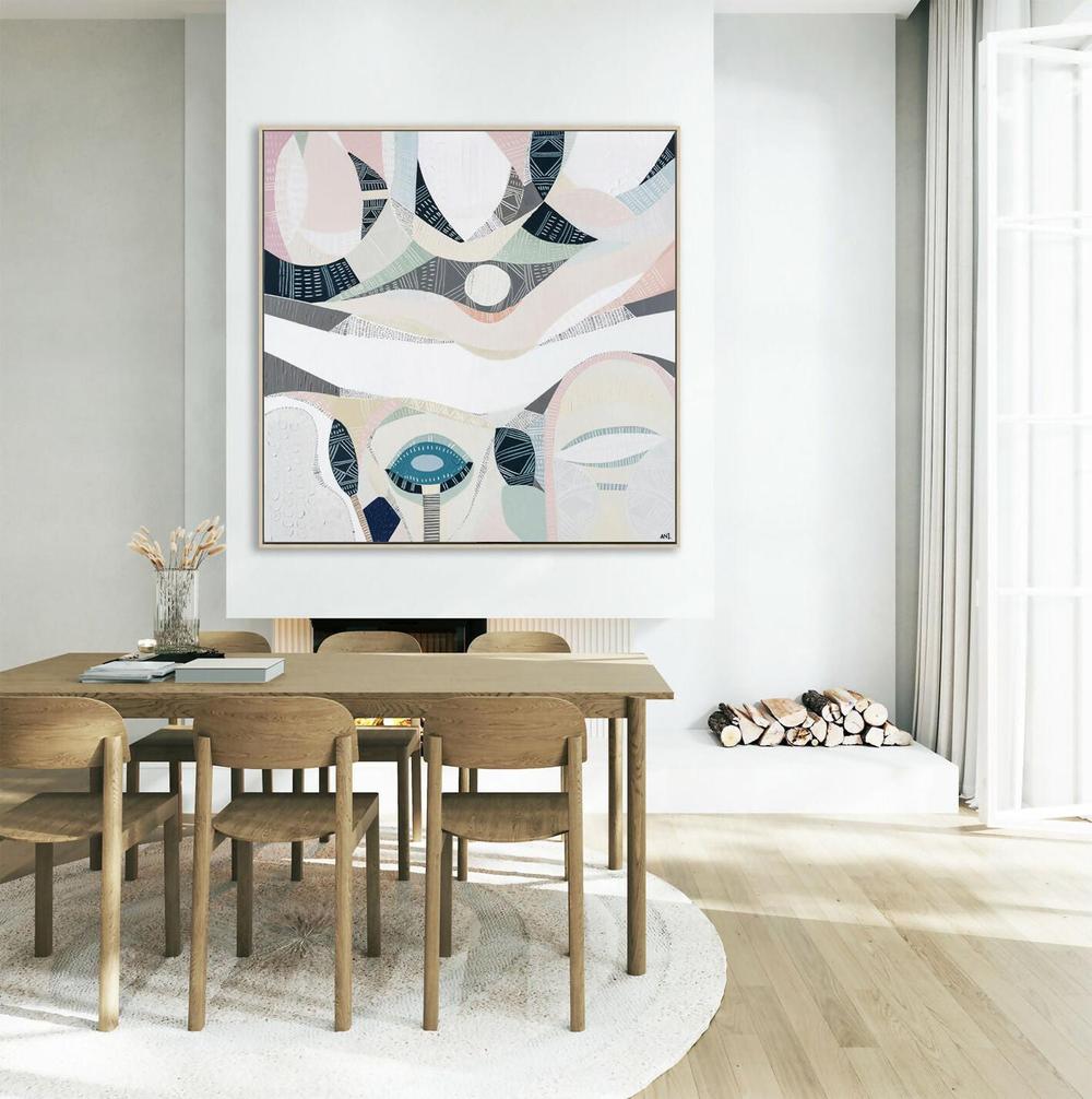 Pink Salt Lake, Original Hand-Painted Canvas By Ani Ipradjian-by-Ani Ipradjian-original art-Gioia