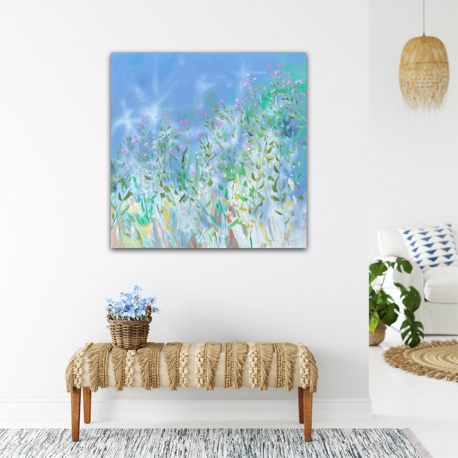 Wildflower wall view