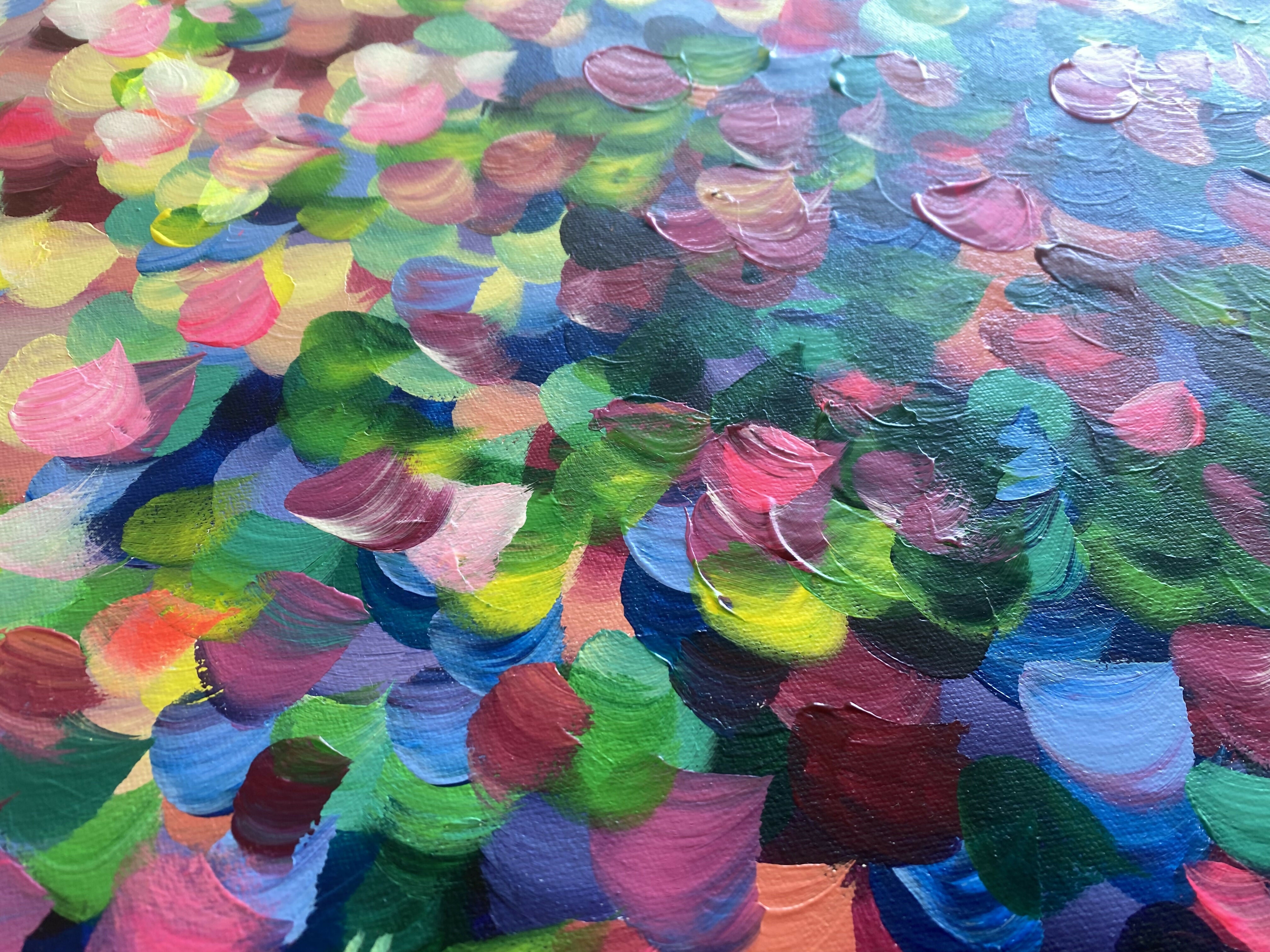 Uplifting, Original Hand-Painted Canvas By Katherine Spiller