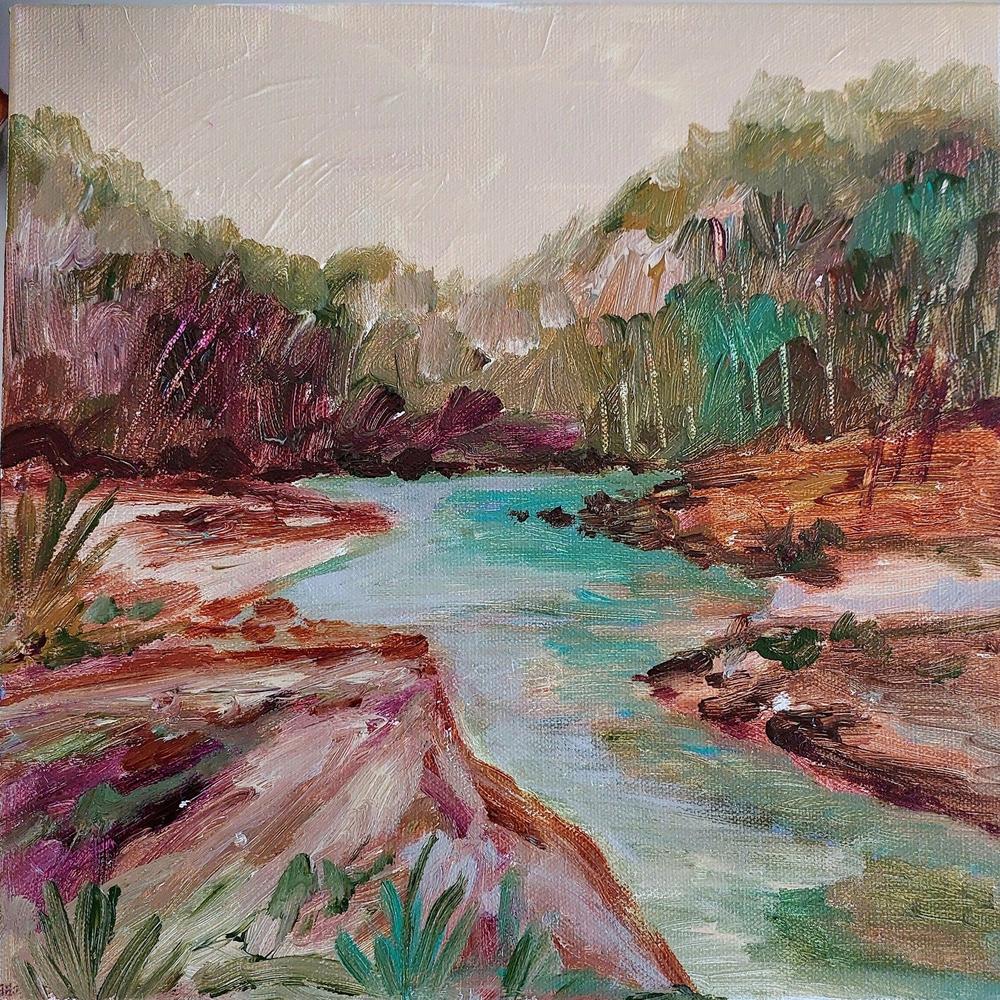 Quiet Spaces #1, Original Hand-Painted Canvas By Amanda Skye-by-Amanda Skye-original art-Gioia
