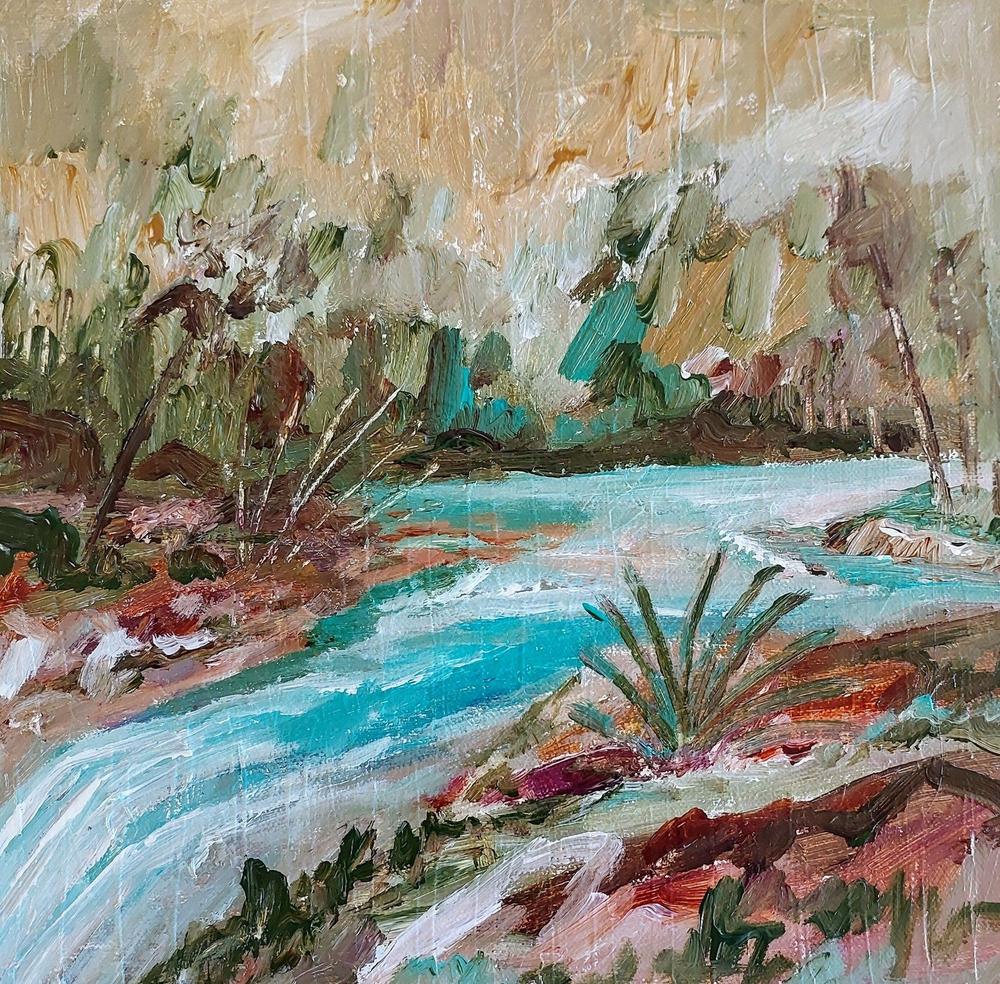 Quiet Spaces #2, Original Hand-Painted Canvas By Amanda Skye-by-Amanda Skye-original art-Gioia