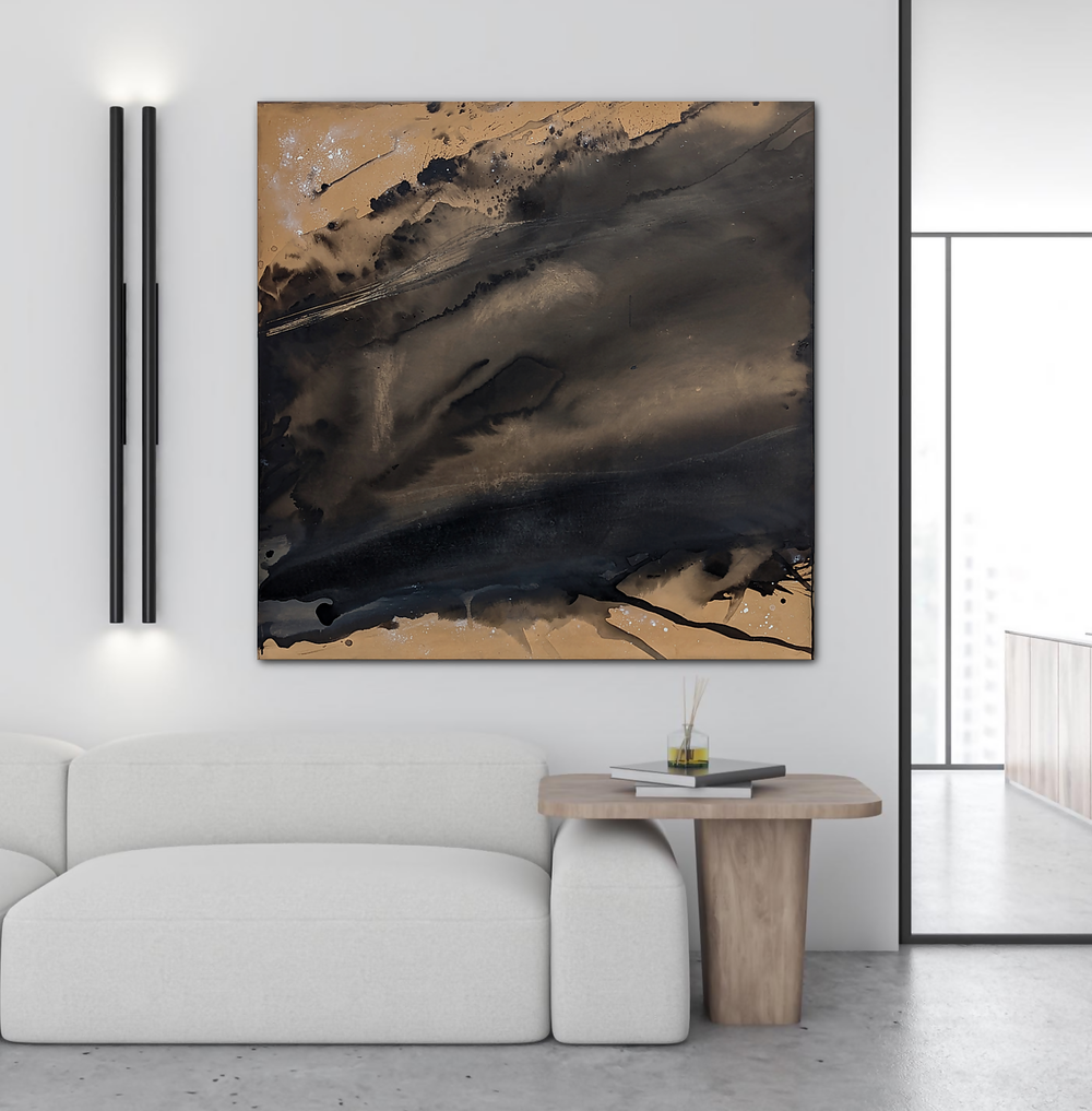 Raw No 9-by-Emilie Heurtevent Original Artwork-original art-Gioia