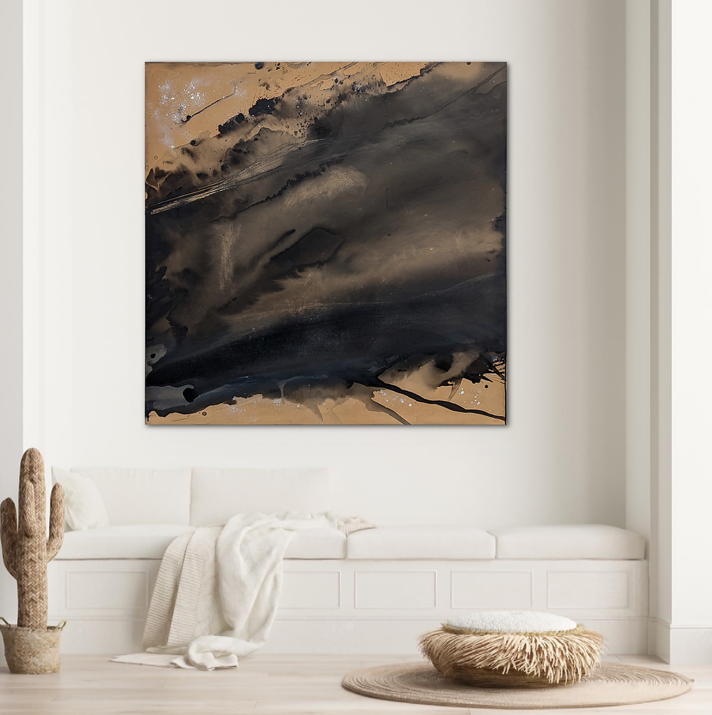 Raw No 9-by-Emilie Heurtevent Original Artwork-original art-Gioia