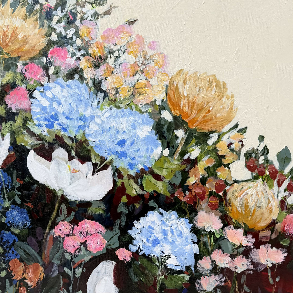 Magnolia Vintage. Original hand-painted artwork by Meredith Howse.