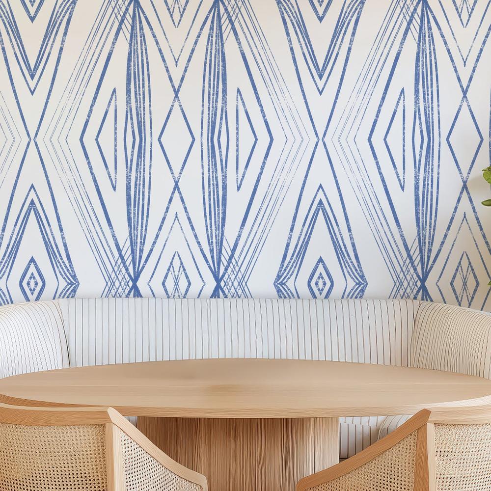 Reef Souvenirs, Blender Pattern, Blue-wallpaper-eco-friendly-easy-removal-Iryna Mushkarova-3