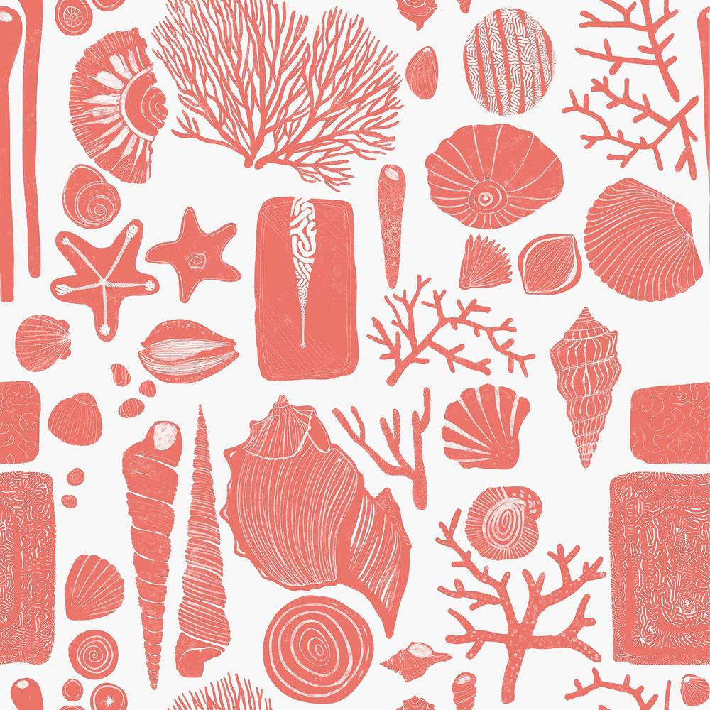 Reef Souvenirs, Coral-wallpaper-eco-friendly-easy-removal-Iryna Mushkarova-1