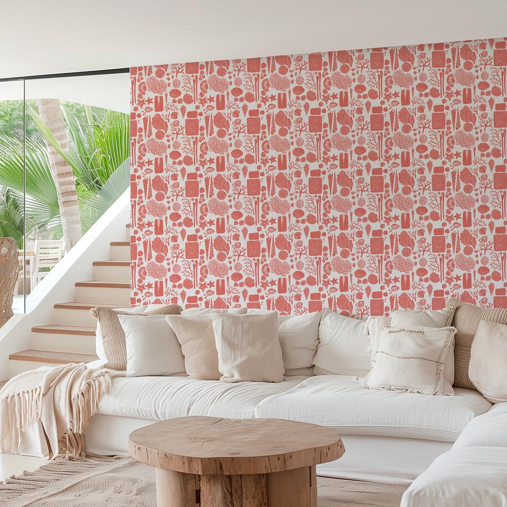 Reef Souvenirs, Coral-wallpaper-eco-friendly-easy-removal-Iryna Mushkarova-4