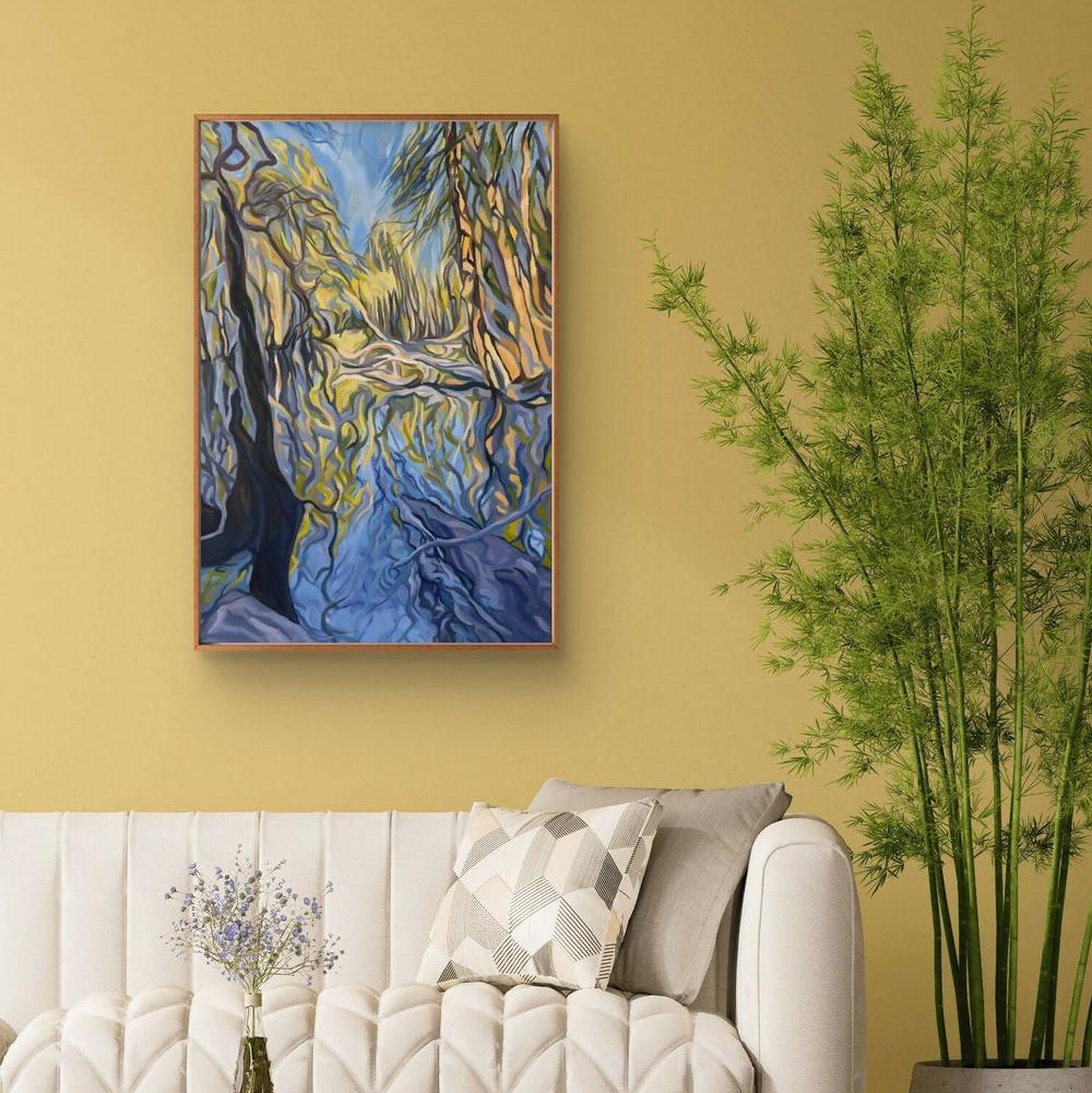 Reflections at Bongil-by-Brian Purcell-original art-Gioia