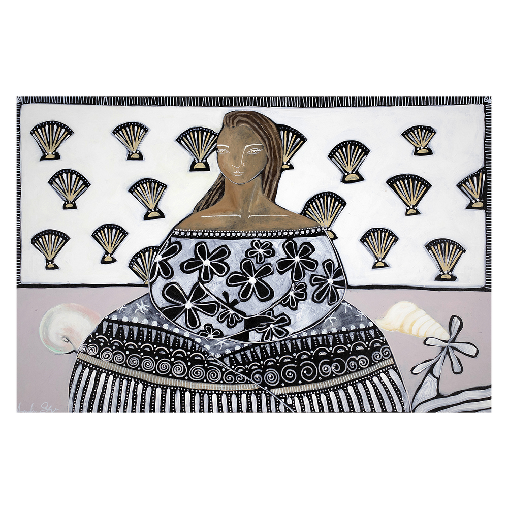 Regina , Original Hand-Painted Canvas By Amanda Skye-by-Amanda Skye-original art-Gioia