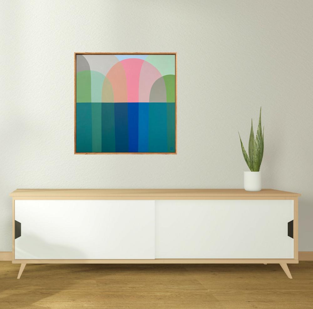 Reverie, Original Hand-Painted Canvas by Charlotte De Pace-by-Charlotte De Pace-original art-Gioia