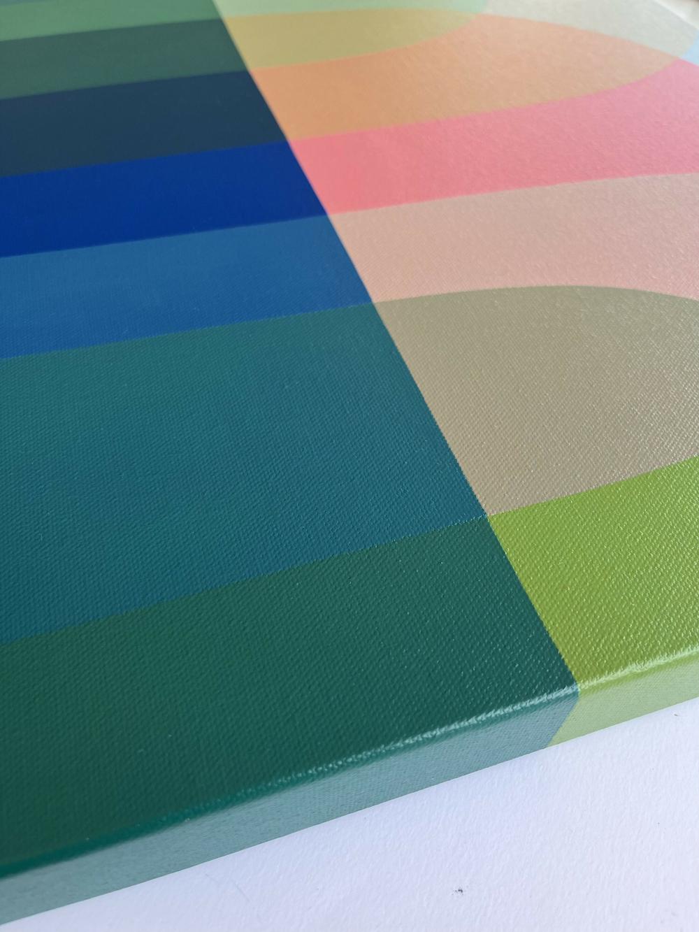Reverie, Original Hand-Painted Canvas by Charlotte De Pace-by-Charlotte De Pace-original art-Gioia