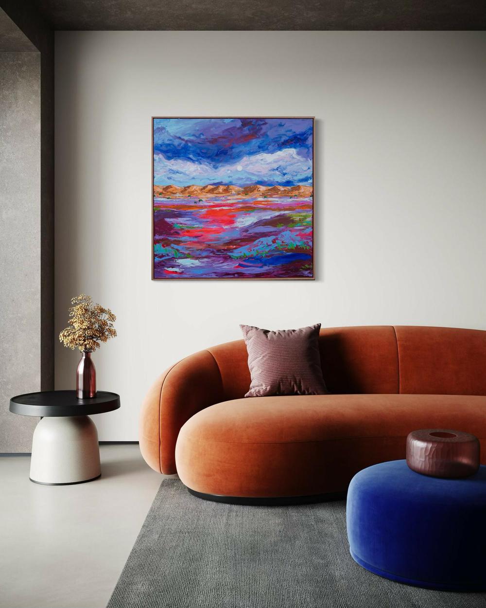 Rings On Her Fingers and Bells On Her Toes, Original Hand-Painted Canvas By Elle Pervez-by-Elle Pervez-original art-Gioia