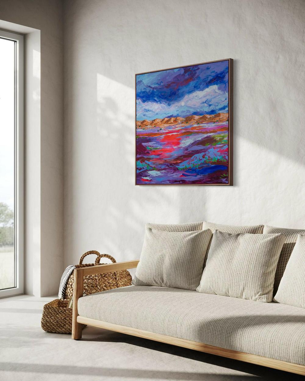 Rings On Her Fingers and Bells On Her Toes, Original Hand-Painted Canvas By Elle Pervez-by-Elle Pervez-original art-Gioia