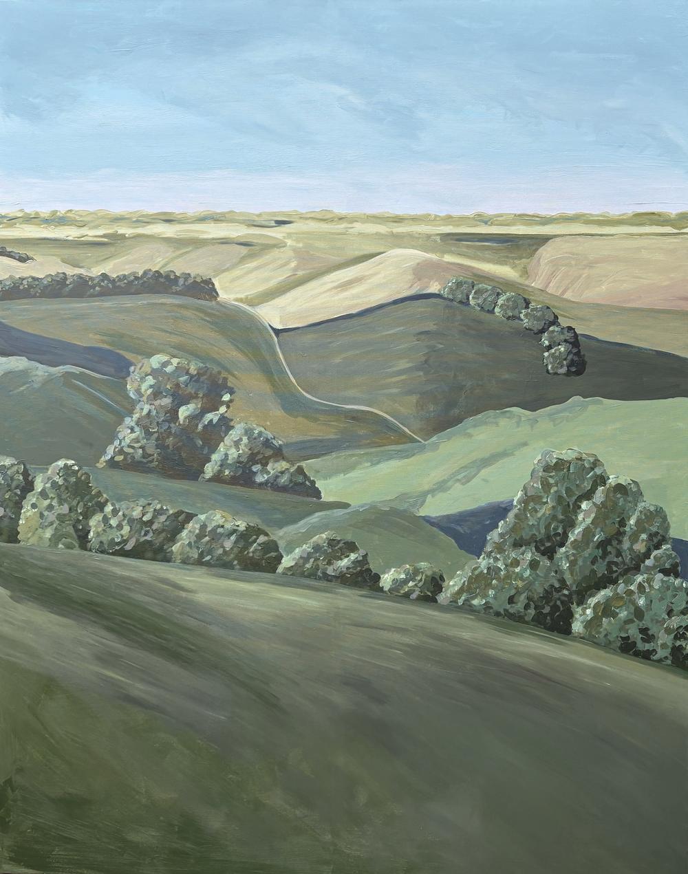 Rolling Hills-by-Di Hocking Creative-original art-Gioia