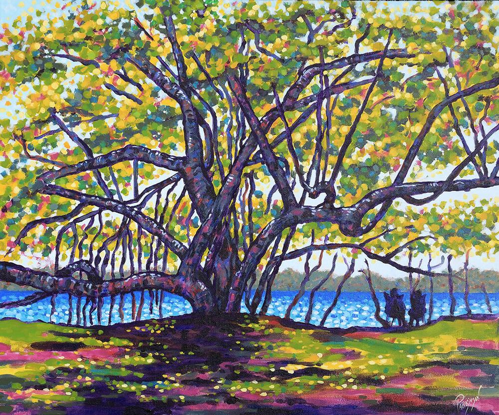 Romancing with Nature-by-Judi Parkinson Original Art-original art-Gioia