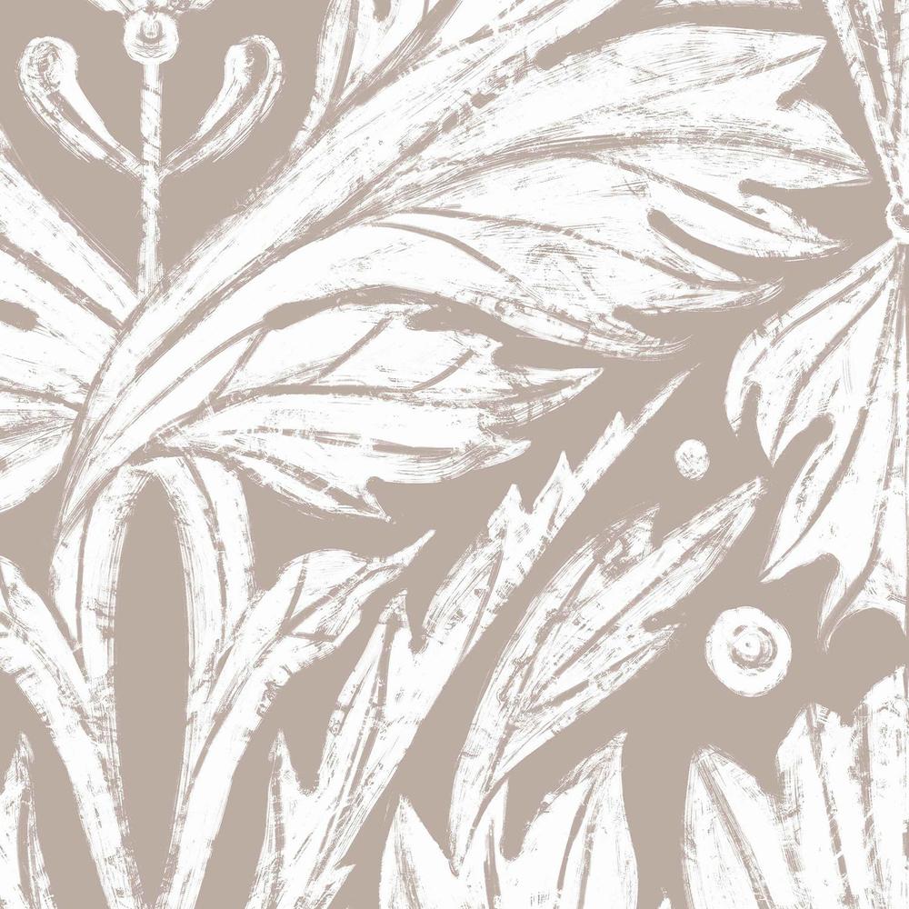 Rome Solo Pattern, Mushroom Color-wallpaper-eco-friendly-easy-removal-Iryna Mushkarova-2
