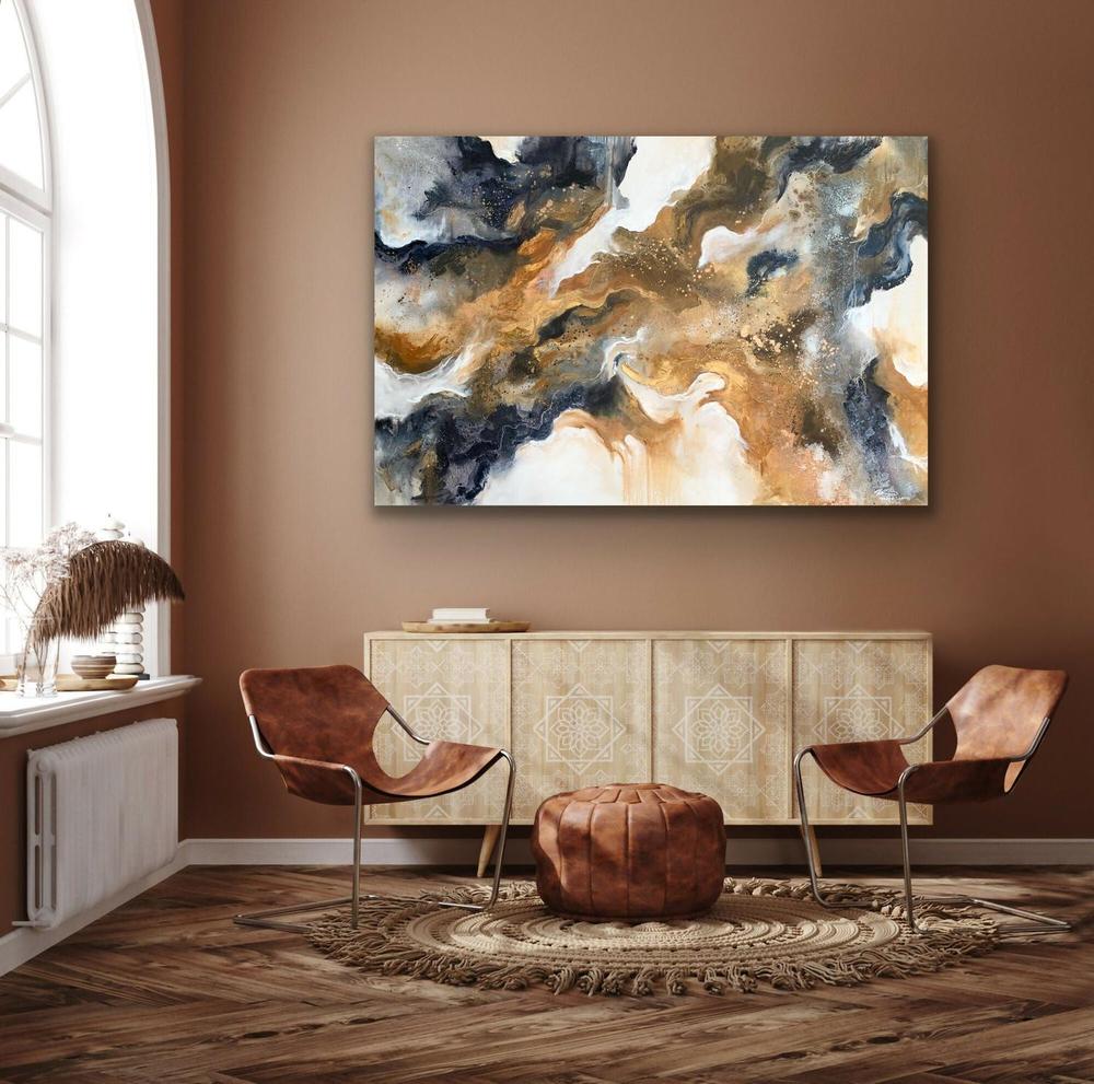Rust Coloured Glasses , Original Artwork-by-Teagan Watts-original art-Gioia