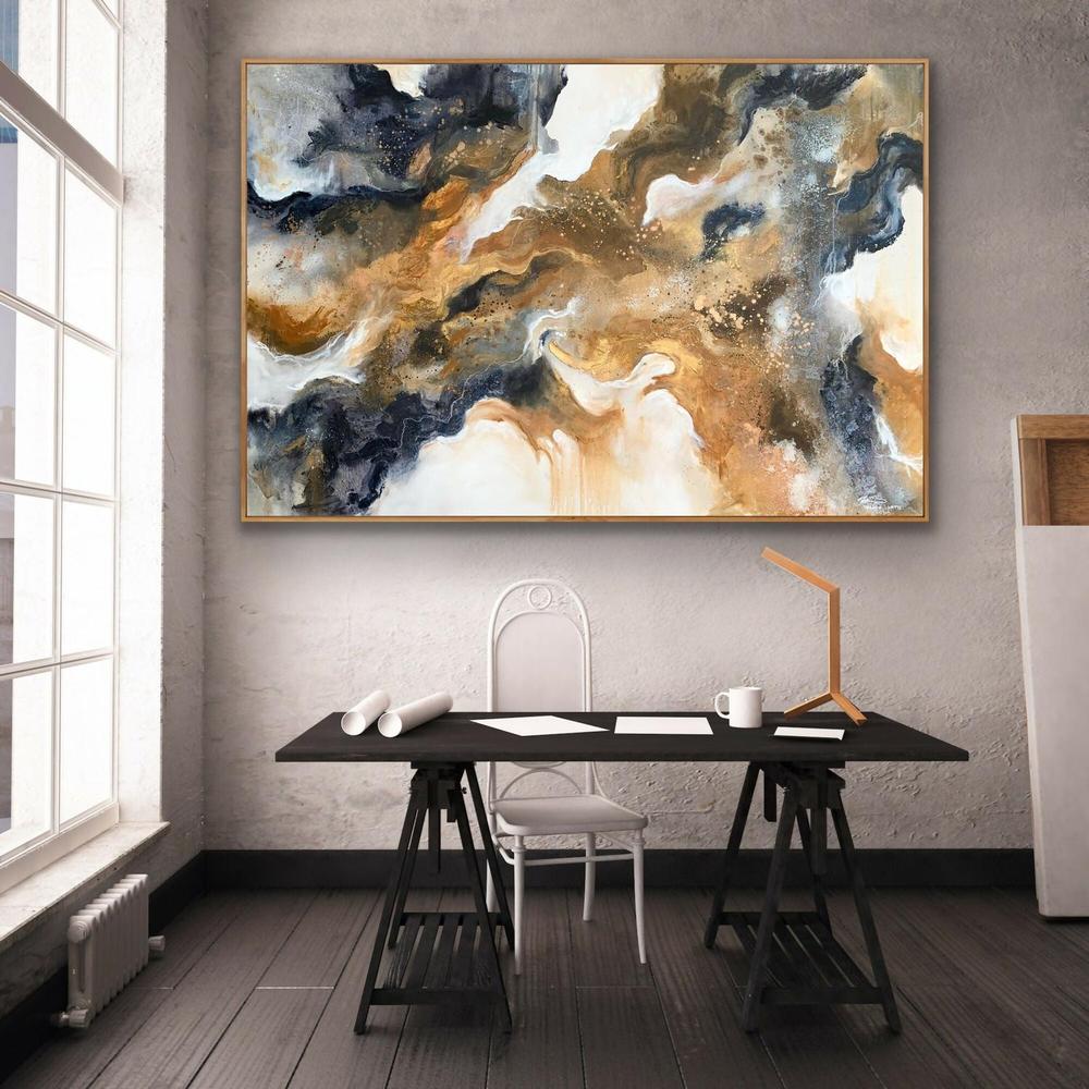 Rust Coloured Glasses , Original Artwork-by-Teagan Watts-original art-Gioia