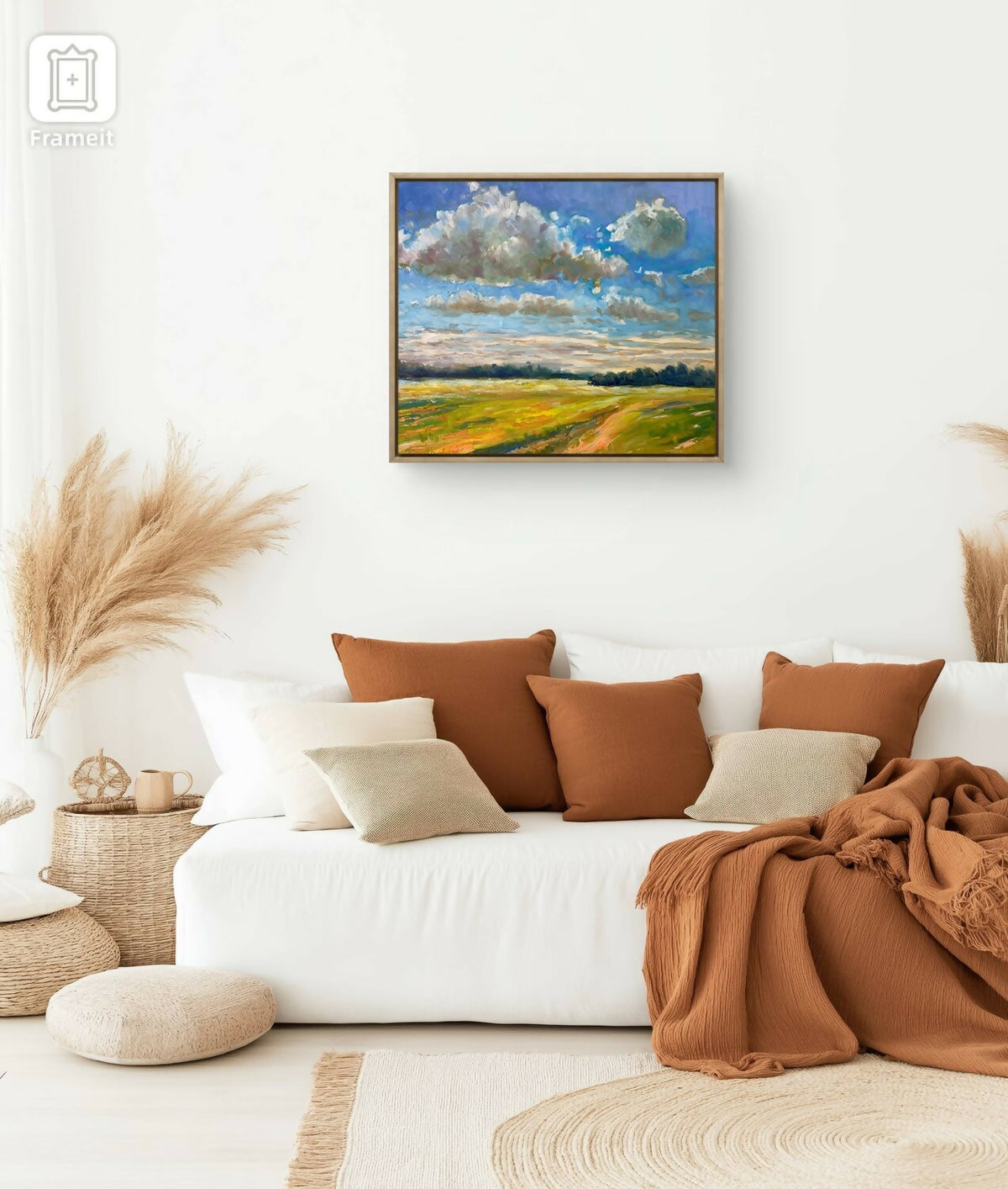 Sky Over Yellow Field