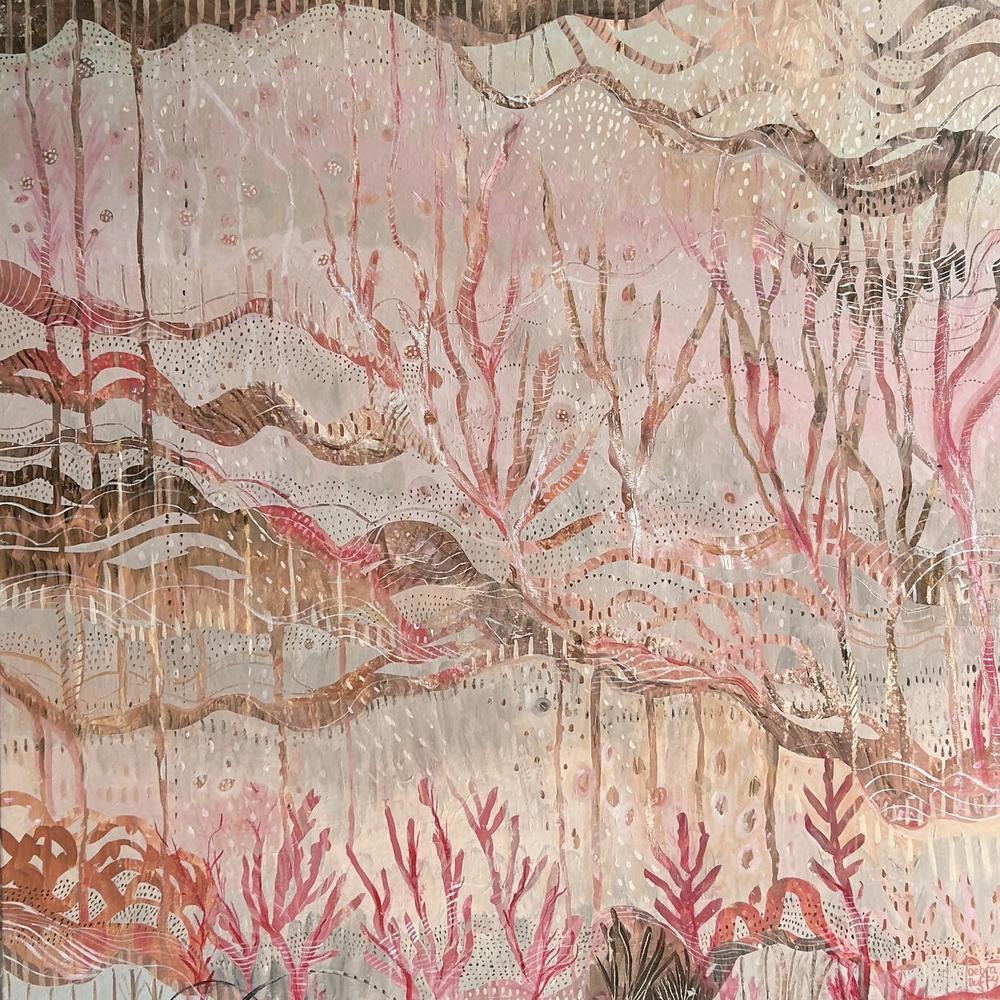 Saffron Haze-by-Debra Duffy Original Art-original art-Gioia