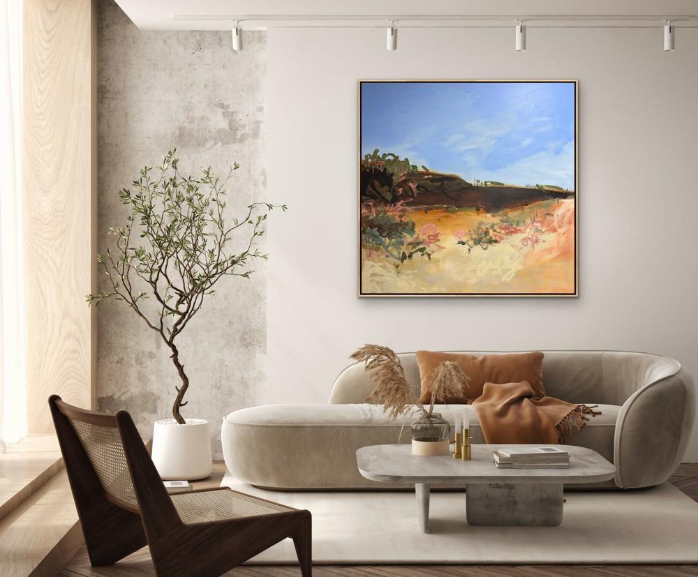 Saltbush and Silence-by-Carolyne Jane-original art-Gioia