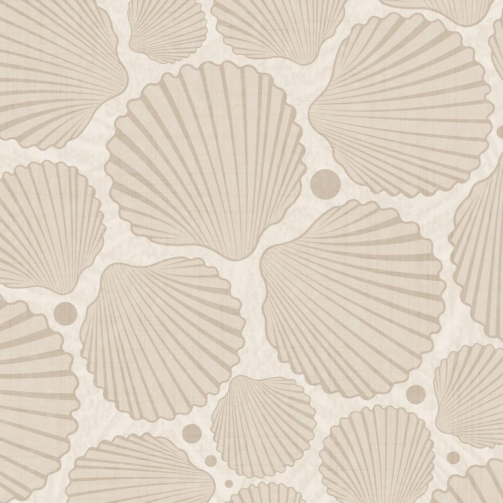 Sandy Beige Scallops-wallpaper-eco-friendly-easy-removal-Gioia Wall Art-3