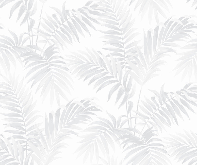 Sandy Palm Grey Wallpaper