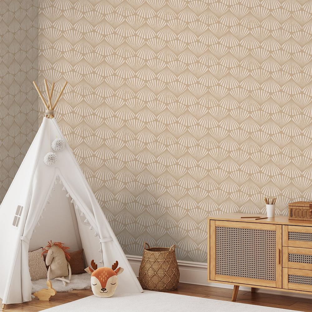 Sandy Scallops Pattern-wallpaper-eco-friendly-easy-removal-Gioia Wall Art-5