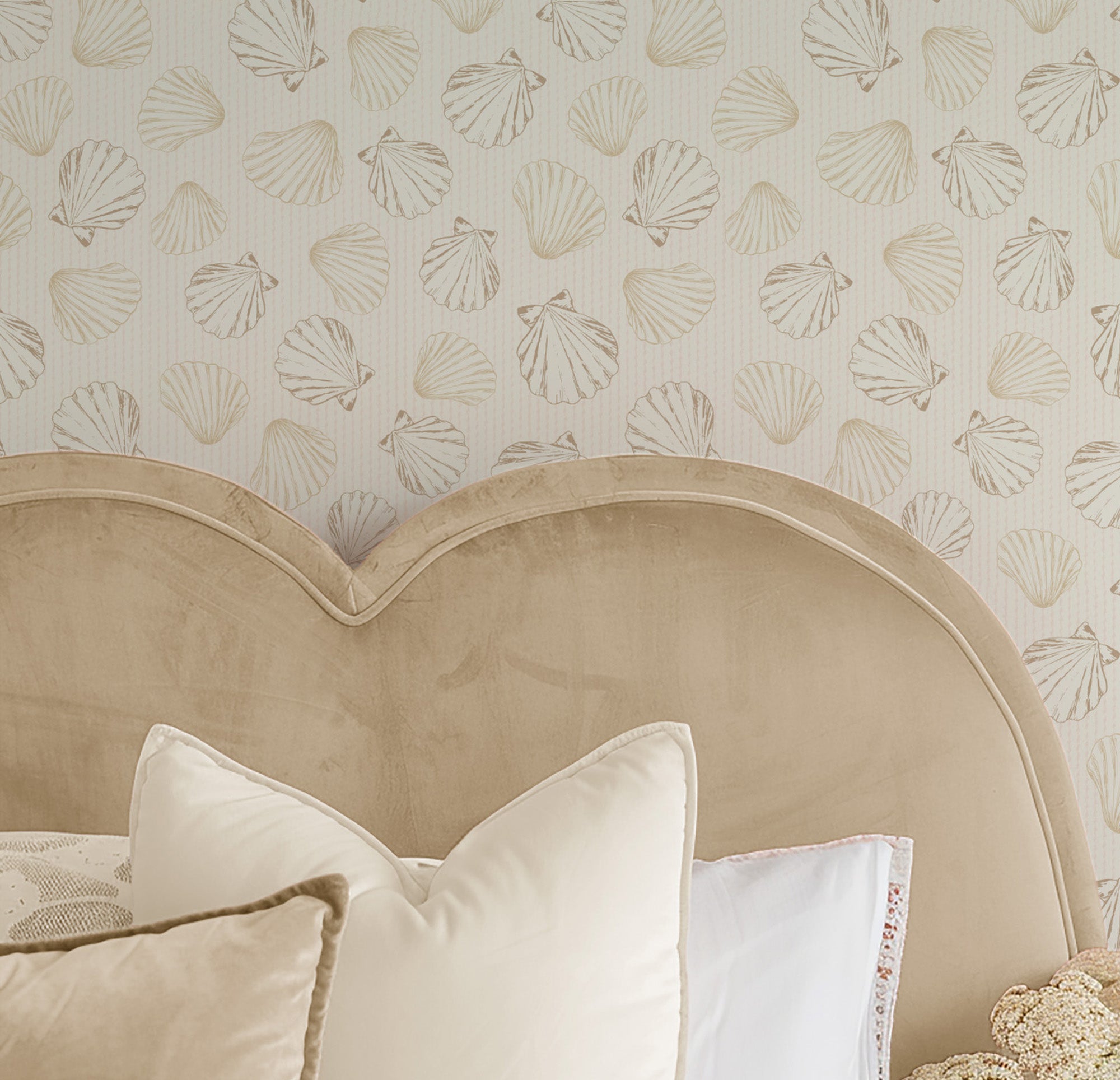 Sandy Scallops-wallpaper-eco-friendly-easy-removal-Gioia Wall Art-2