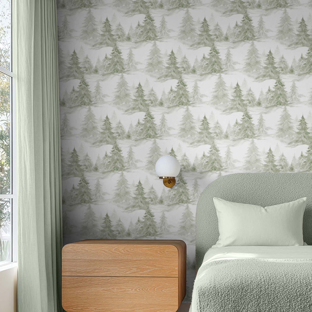 Santas Ride Pattern III-wallpaper-eco-friendly-easy-removal-Leslie Trimbach-2