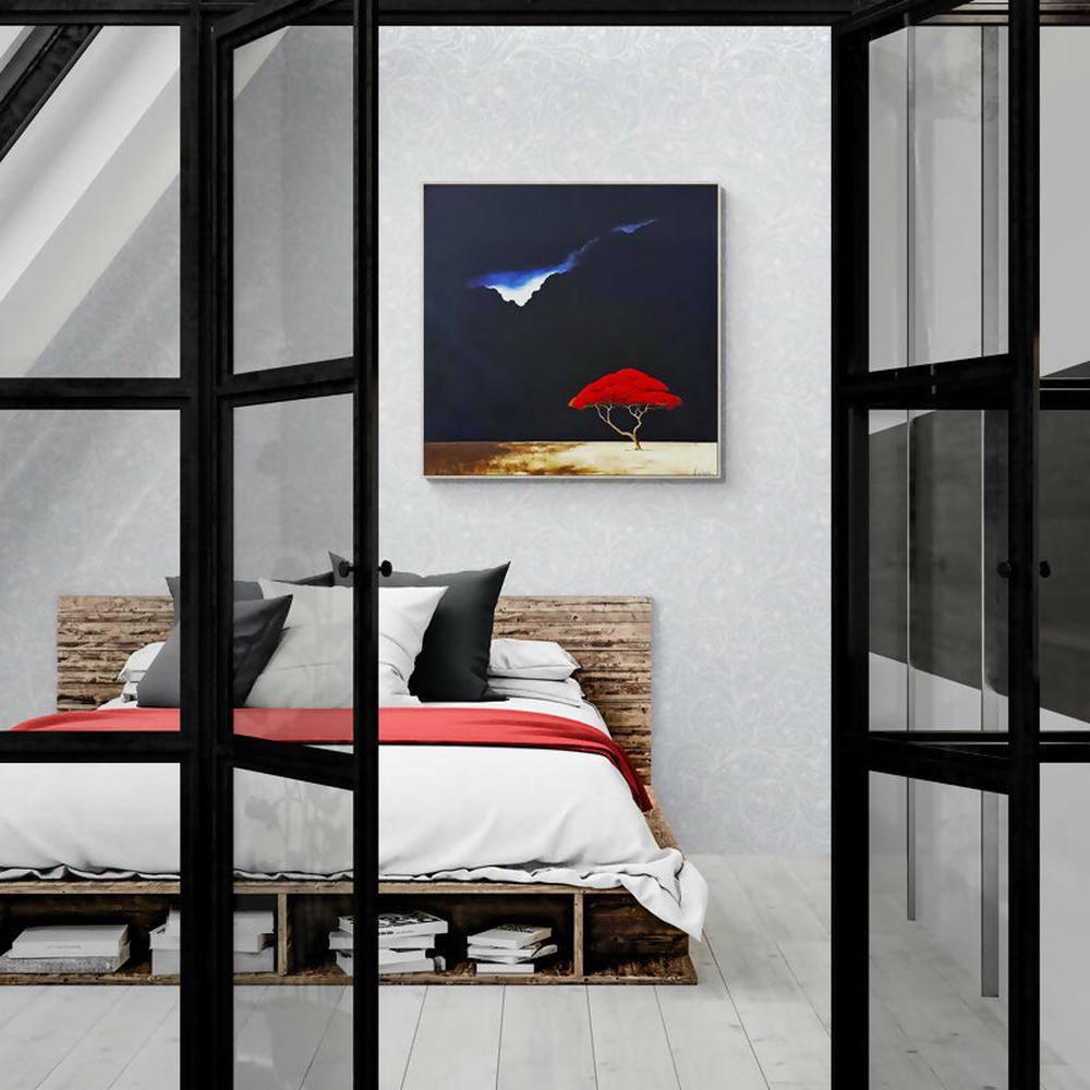 Savanna Nights, Original Artwork-by-Lucinda Leveille Original Art-original art-Gioia