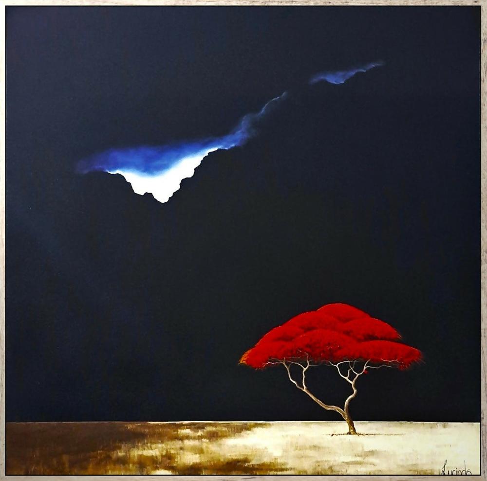 Savanna Nights, Original Artwork-by-Lucinda Leveille Original Art-original art-Gioia