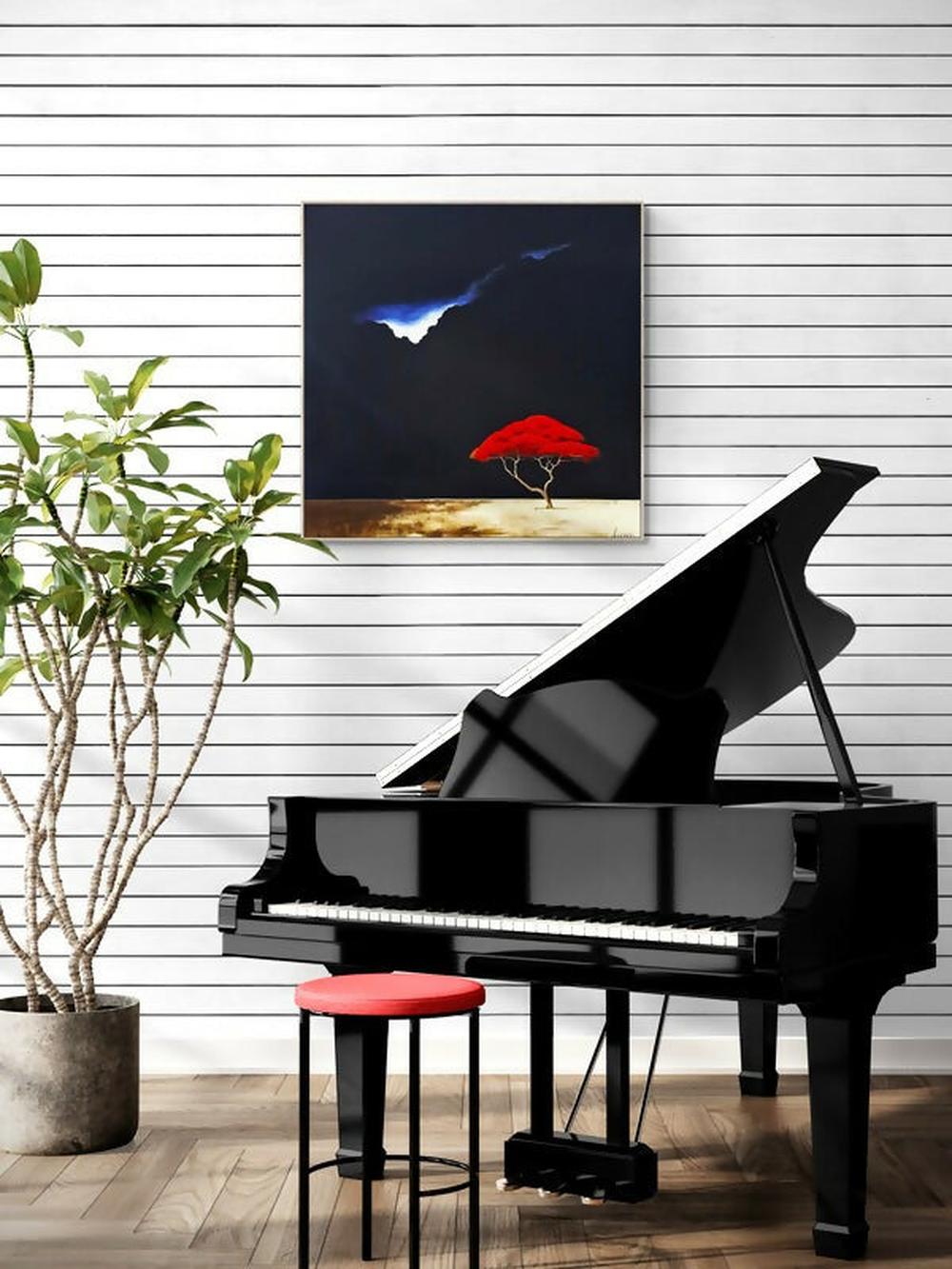 Savanna Nights, Original Artwork-by-Lucinda Leveille Original Art-original art-Gioia