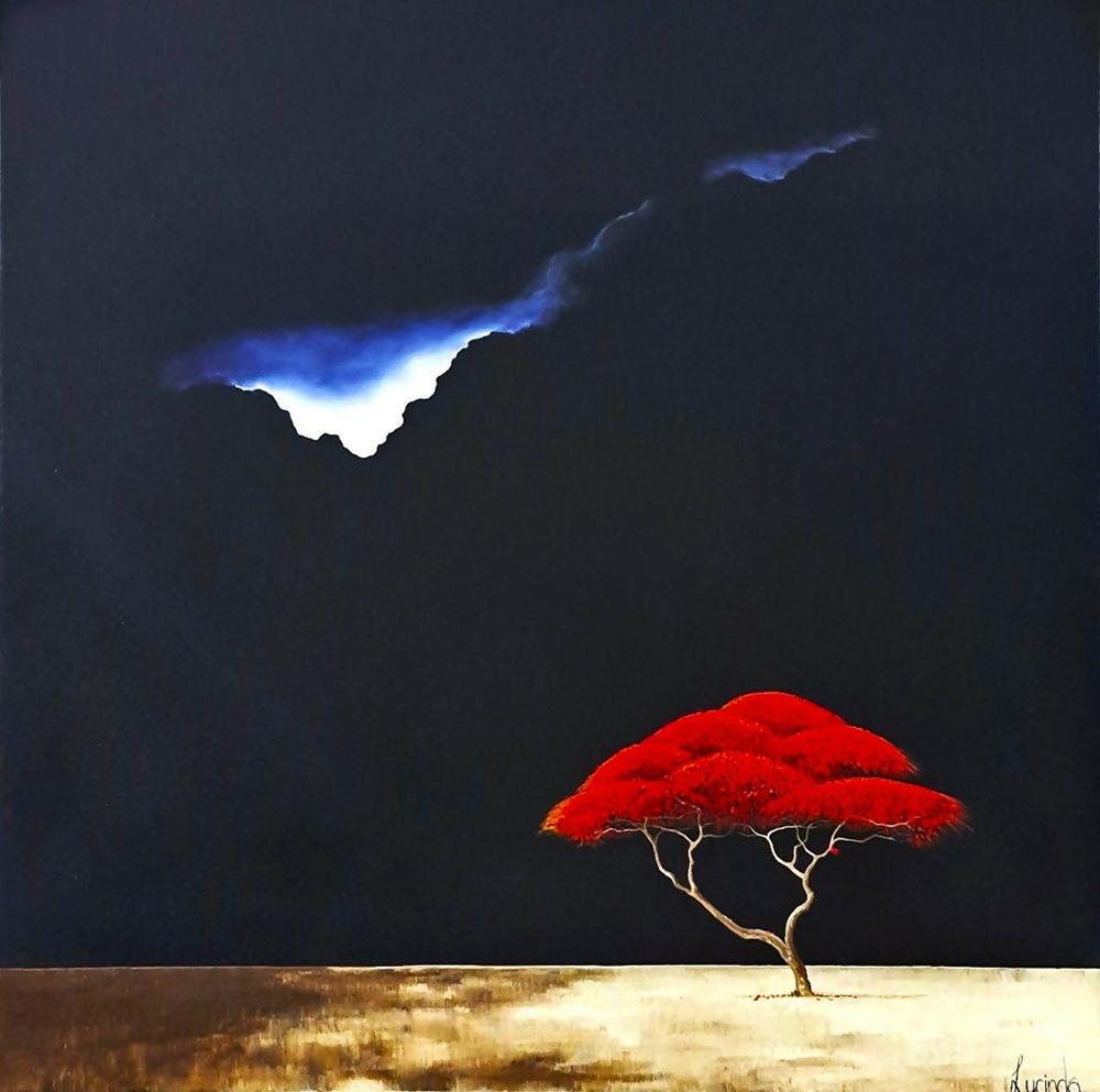 Savanna Nights, Original Artwork-by-Lucinda Leveille Original Art-original art-Gioia