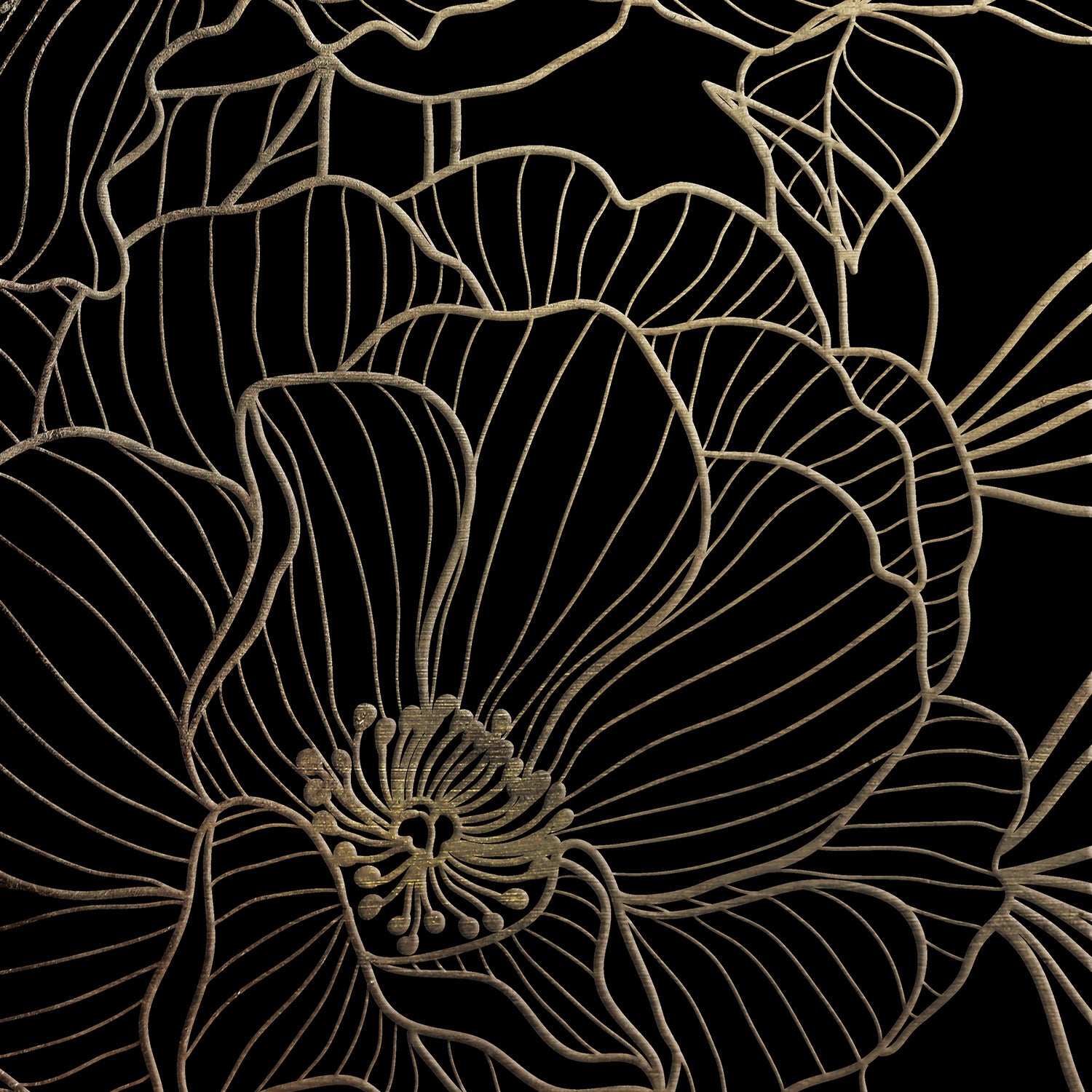 Floral Golden Garden