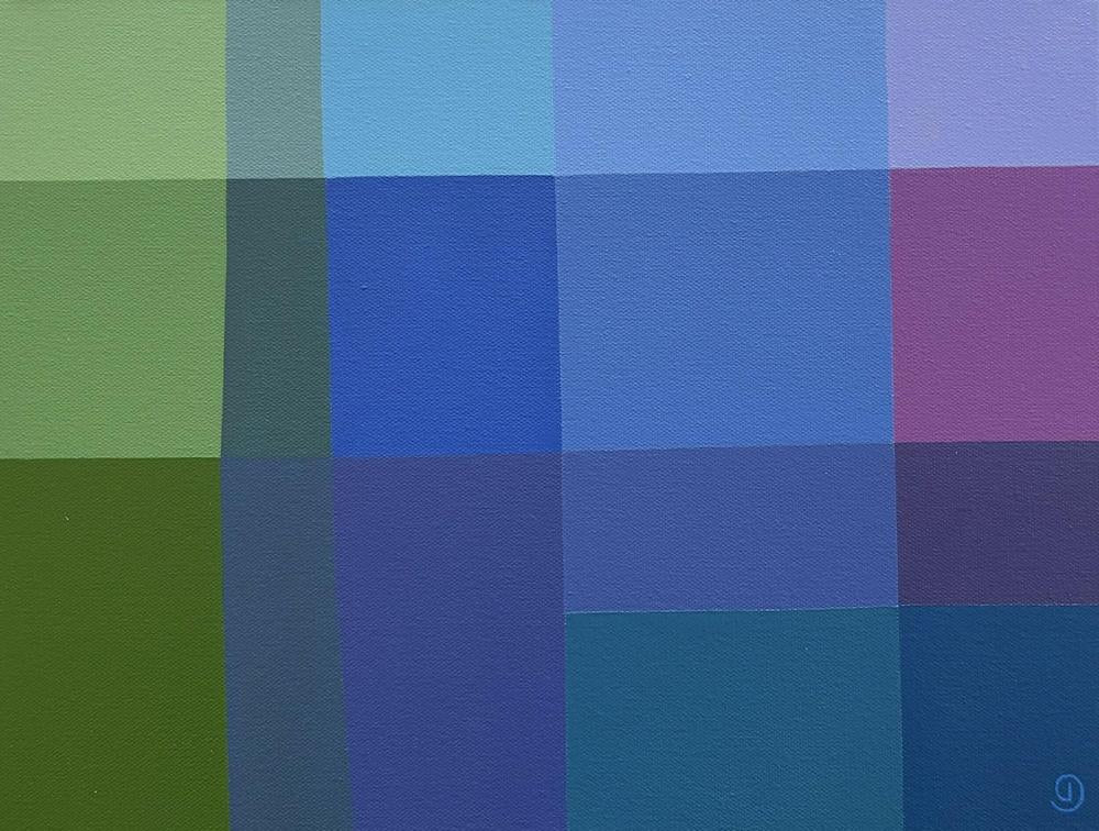 Seaside I, Original Hand-Painted Canvas By Charlotte De Pace-by-Charlotte De Pace-original art-Gioia