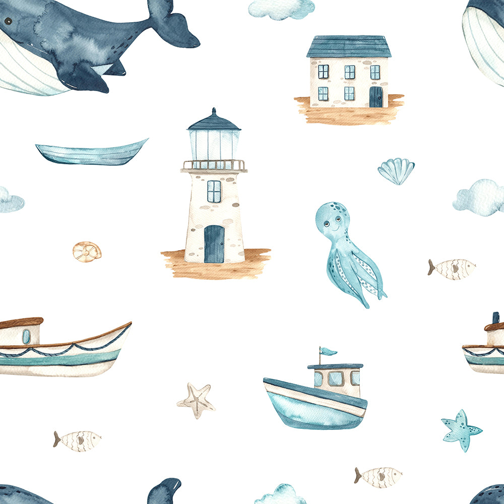 Seaside Play-wallpaper-eco-friendly-easy-removal-Gioia Wall Art-1